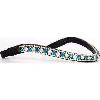 Kožená čelenka Makari OCEAN BLUE FULL