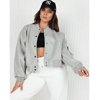 Šedá bomber bunda BONDAI TY4146 Velikost: ONE SIZE