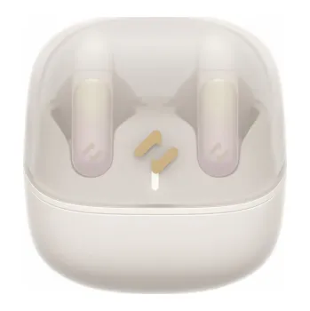 Sluchátka Havit TW980 - Bezdrátová sluchátka TWS, béžová