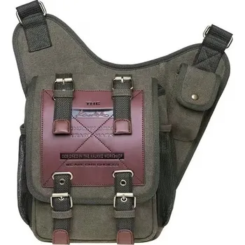 Kaukko plátěná crossbody taška Challenge Zelená Kaukko 180414070852s03