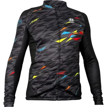 Cyklistické oblečení Dres dlouhý pánský HAVEN STRATO crazy 3XL