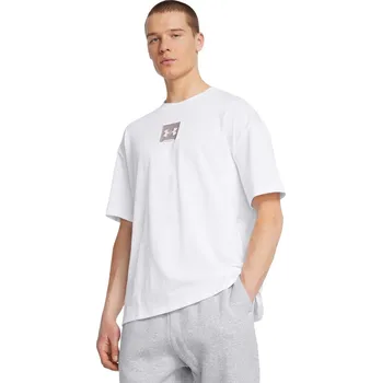Pánské tričko Under Armour Heavyweight Oversized SM Box Short Sleeve 1386803-100