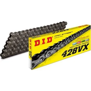 Řetězová sada pro motocykl VX série X-Kroužkový řetěz D.I.D Chain 428VX 126 L