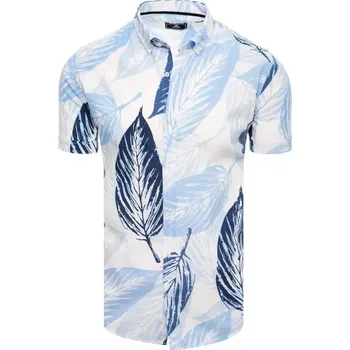Pánské oblečení Pánská košile se vzorem listů KX1035 Velikost: M