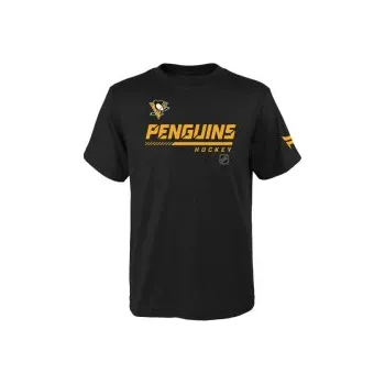 Chlapecké oblečení Dětské triko NHL Fanatics Pittsburgh Penguins Apro Prime (černá), Velikost 10-12 let (150 - 160 cm)