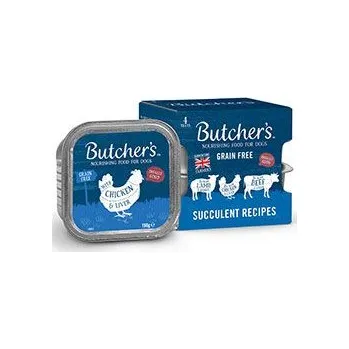 Krmivo pro psa Butcher's Dog Original hovězí/kuř/jehn vanička 4x150g