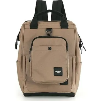 Městský batoh Himawari studentský batoh s taškou Baron Hnědý 18L Himawari 97k-cube