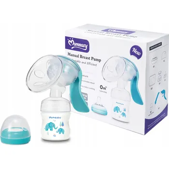 Odsávačka mléka Manuální odsávačka mateřského mléka 0m+ s lahví 120 ml Momeasy