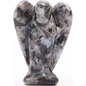 Drahý kámen Magieprirody.cz Anděl Larvikit 50x35 mm z přírodního kamene #ZB151