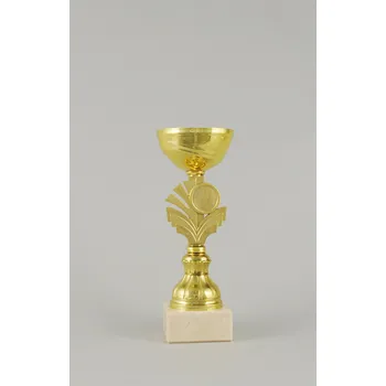 Zlatý sportovní pohár s emblémem 21 - 28 cm - 21 cm