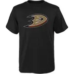 Dětské triko NHL Outerstuff Anaheim Ducks Shore Primary Logo (černá), Velikost SR S (160 - 170 cm)