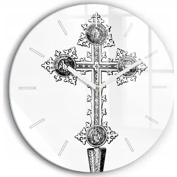 Hodiny Nástěnné hodiny SacroArte černé 60 cm