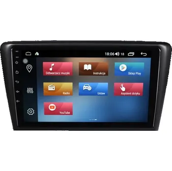 Autorádio AUTORÁDIO S GPS NAVIGACÍ ŠKODA RAPID SPACEBACK 2012-2017 ANDROID