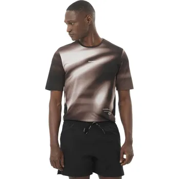 Pánská móda Salomon SHKout Core SS Tee GFX M LC2457900 - coffee bean iron XL