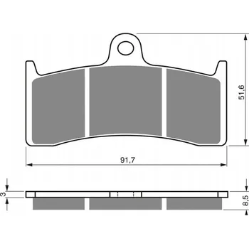 Auto-moto Brzdové destičky GOLDFREN 126 S33 STREET FRONT