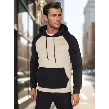 Pánské oblečení Pánská mikina DSTREET BÉŽOVÁ XL