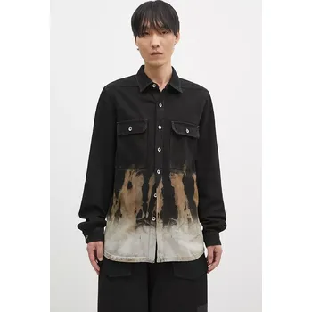 Džínová bunda Rick Owens Outershirt, L, černá, 99X