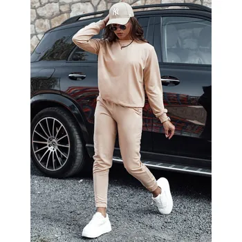 Béžová dámská tepláková souprava MILIAN AY1107 Velikost: L