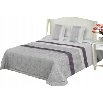 Prostěradlo Saténový přehoz na postel 200x220 + 2x povlak na polštář 40x40 cm - Prémiová kvalita s certifikátem