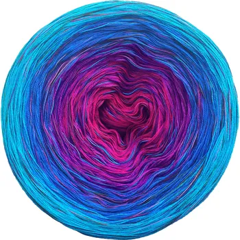 Příze Duhové klubko Crazzy3 Délka návinu/Hmotnost: 1000 m/192 g