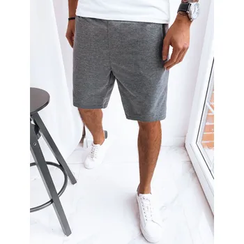 Pánské kraťasy Tmavě šedé teplákové šortky SX2263 Velikost: 2XL