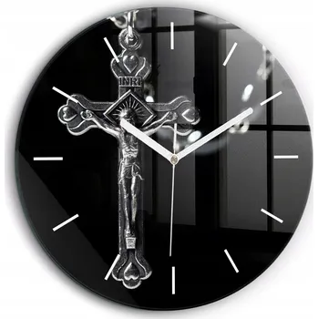 Hodiny Nástěnné hodiny SacroArte černé 60 cm