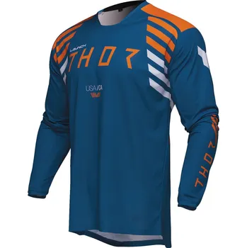 Moto dres THOR JERSEY LAUNCH ZONE BLUE Velikost: XXL