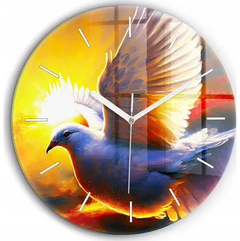 Hodiny Nástěnné hodiny SacroArte, odstíny žluté, 60 cm