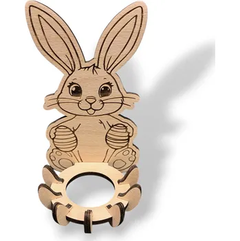 JarisWood Velikonoční stojánek na vajíčko - zajíček