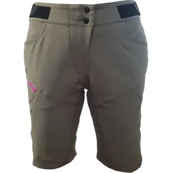 cyklistický dres Kraťasy dámské HAVEN FACTORY AIR WMS khaki kratší XXL