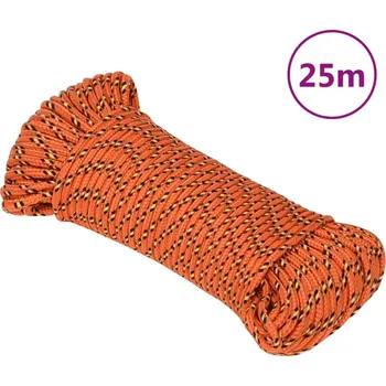Lany zahrada-XL Lodní lano oranžové 3 mm 25 m polypropylen 152640
