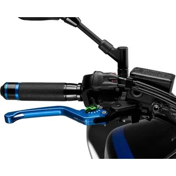 Páčka brzdy bez adaptéru PUIG 3.0 120AV dlouhé modrá/zelená