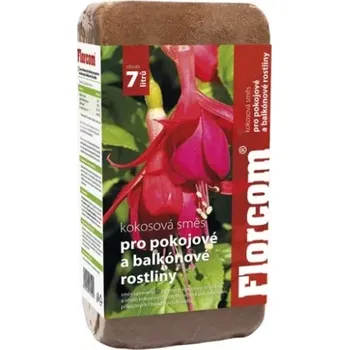 Substrát Kokosový Substrát pro pokojové a balkonové rostliny 450g FLORCOM