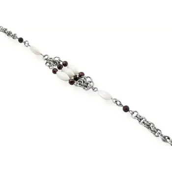 Náramek Náramek z minerálů secesní s granáty