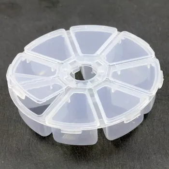 Dárková krabička Organizér na korálky kulatý