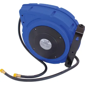 Držák na zahradní hadici Samonavíjecí buben s hadicí na stlačený vzduch 15 m, připojení 3/8" - ASTA
