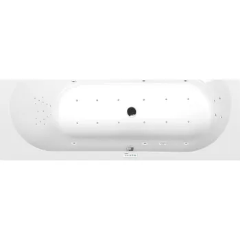 Vana ASTRA B hydromasážní vana, 165x75x48cm, Highline Hydro-Air, chrom