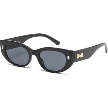 Sluneční brýle VG Luxury dámské sluneční brýle s krystaly Černé kouřové VG sunglasses RS2075e