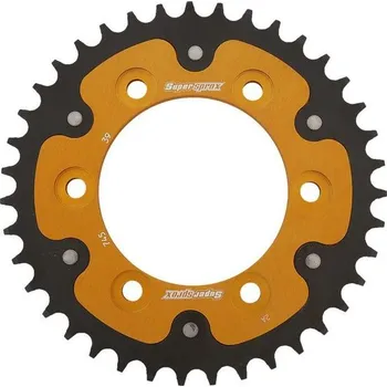 Řetězová sada pro motocykl Rozeta SUPERSPROX STEALTH RST-745:39-GLD zlatá 39 zubů, 525