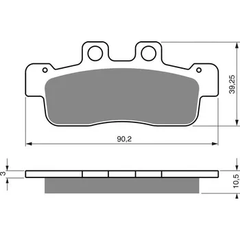 Auto-moto Brzdové destičky GOLDFREN 363 S3