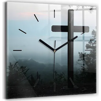 Hodiny Nástěnné hodiny SacroArte modré 30 cm