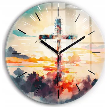 Hodiny Nástěnné hodiny SacroArte, vícebarevné, 30 cm