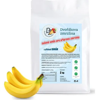 Návnadová surovina Valknut Směs na zmrzlinu DZ 2 kg banán