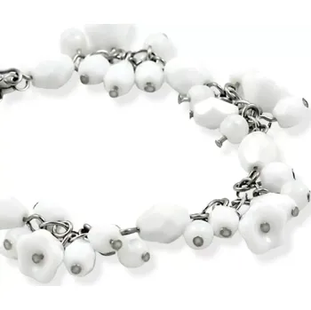 Náramek Náramek Bílý cinkáček