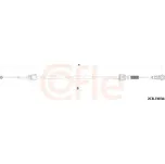 Tažné lanko, ruční převodovka COFLE 2CB.FI036