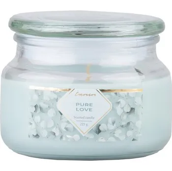 Svíčka Emocio Sklo 100x79 mm se skleněným víčkem Pure Love vonná svíčka 227 gram 567 gram