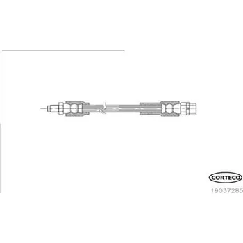 Brzdová hadice Brzdová hadice CORTECO 19037285