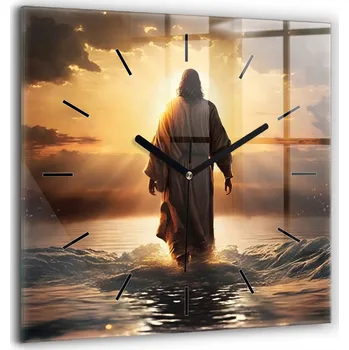 Hodiny Nástěnné hodiny SacroArte, odstíny hnědé, 60 cm