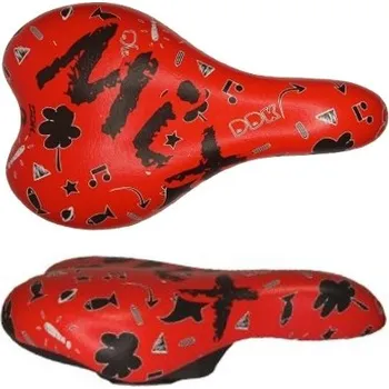 Sedlo na kolo Sedlo dětské DDK D207C červená