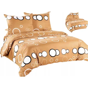 Povlečení SADA SATÉNOVÉHO A BAVLNĚNÉHO BAVLNA POVLEČENÍ 160x200 + 2X SADA 70x80, PŘÍJEMNÁ NA DOTYK